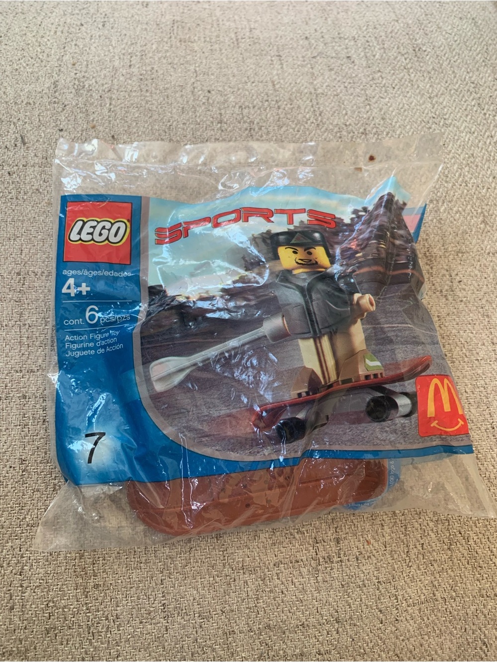 2004 McDonald's Lego Sport Skate Board Toy NIP